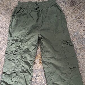 Olive Green Cargo Aerie Woman